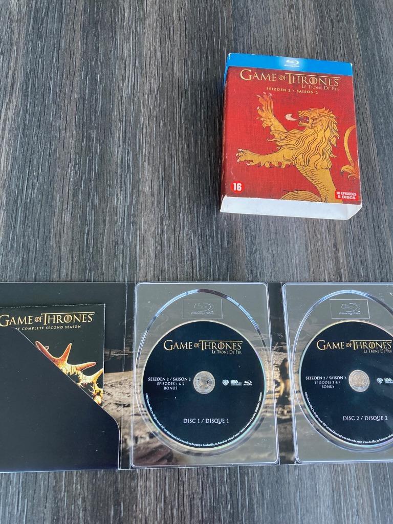 Game of Thrones, saison 2 (5 disques) Blu-Ray, Enlèvement, Comme neuf, Coffret