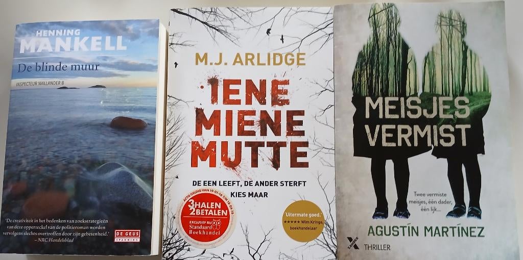 Thrillers - misdaadromans, Boeken, Ophalen, Gelezen, Diverse auteurs