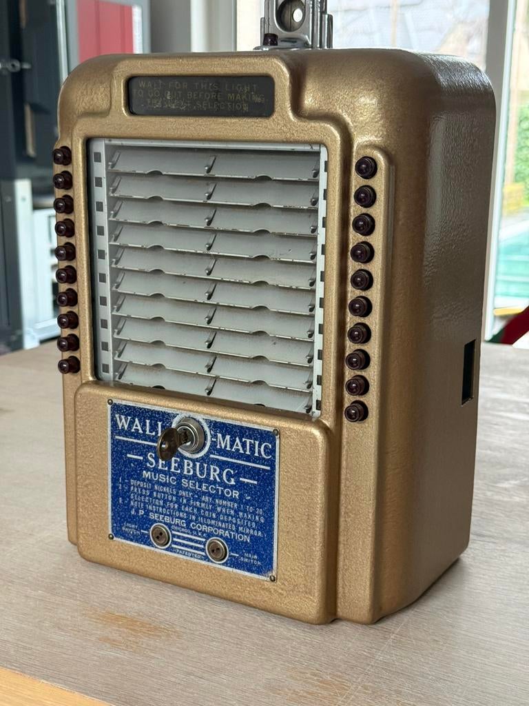 Zeldzame Seeburg WS-1Z wallbox uit 1939/1940, Ophalen, Gebruikt