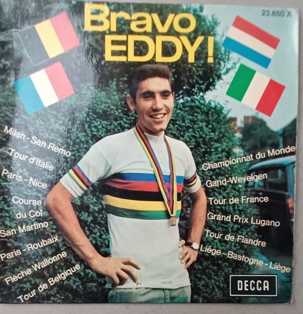 Vinylsingle/ BRAVO EDDY ! / Jean Narcy / 1970 /, Enlèvement ou Envoi