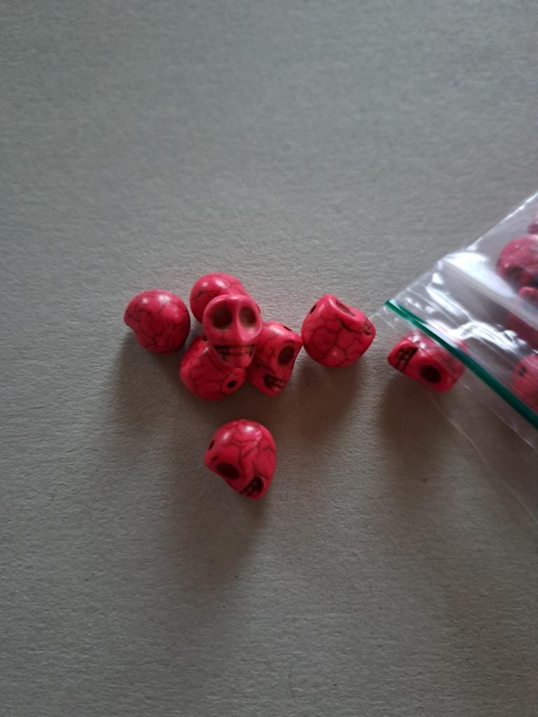 keramiek kraal Skull, Enlèvement ou Envoi, Neuf, Perle