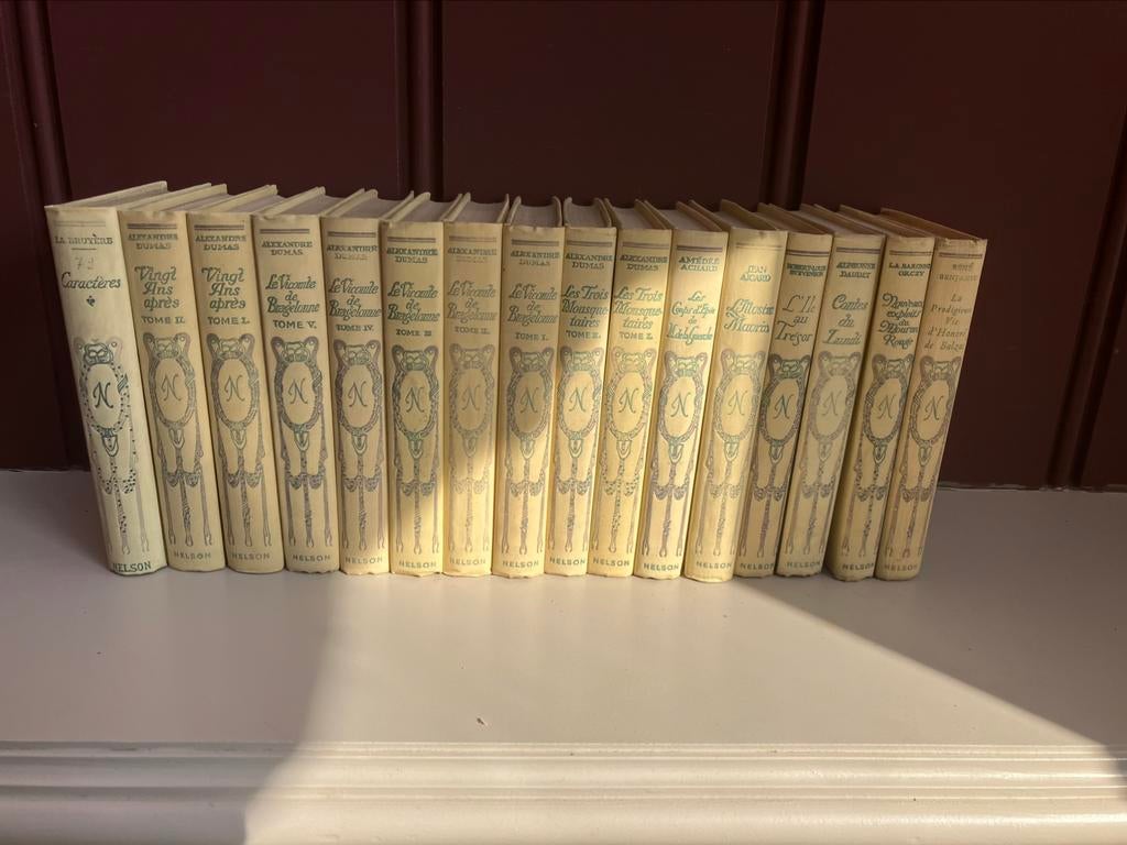 Lot de 16 livres Anciens Collection Nelson, Livres, Enlèvement, Utilisé