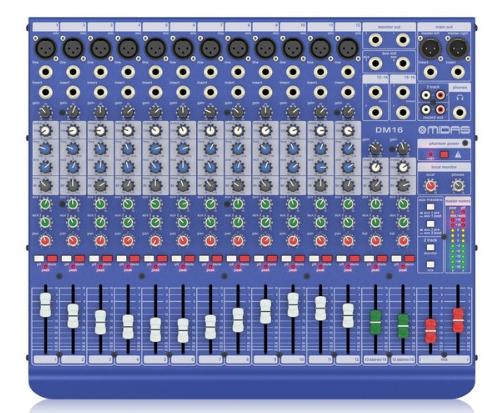 Midas DM 16 analog mixer, Enlèvement ou Envoi, Comme neuf