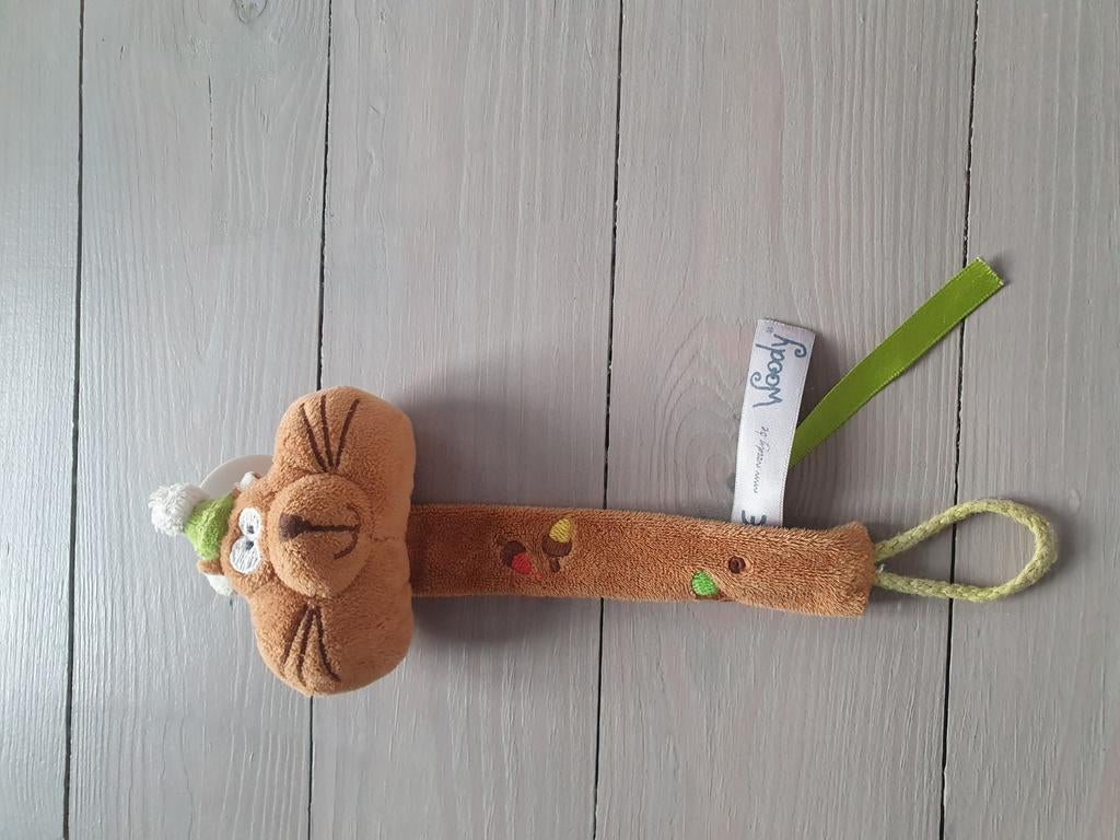 Woody fopspeenhouder, Kinderen en Baby's, Ophalen, Gebruikt