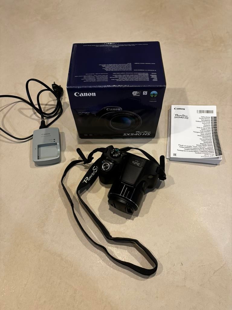 Canon PowerShot SX540 HS - zo goed als nieuw - zwart, Audio, Tv en Foto, Ophalen of Verzenden, Zo goed als nieuw, Compact, Canon