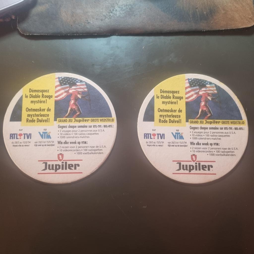 Sous Bock Jupiler (modèle 25), Ophalen of Verzenden, Gebruikt, Viltje(s), Jupiler