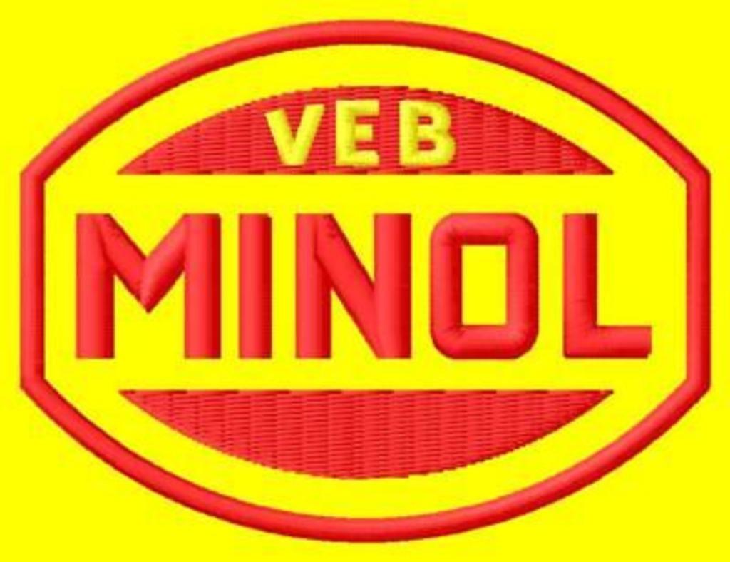 Patch VEB MINOL - 80 x 61 mm, Motos, Enlèvement ou Envoi, Neuf