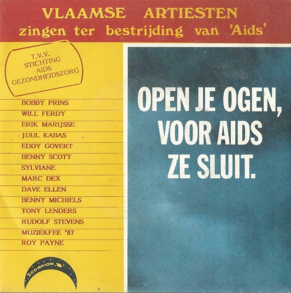 Vlaamse artiesten zingen ter bestrijding van AIDS - Single, Gebruikt, 7 inch, Single, Ophalen of Verzenden