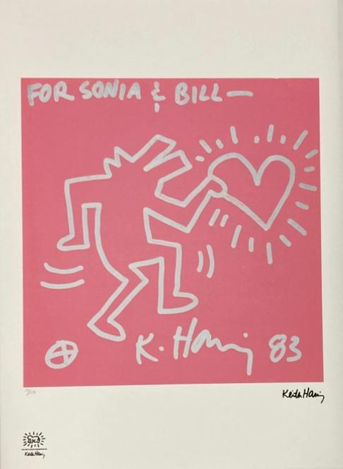 Keith Haring: lithografie op groot formaat. Nieuwstaat, Ophalen of Verzenden