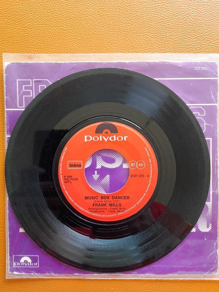 Frank Mills-Boîte à musique Dancer 7", Enlèvement ou Envoi, Single, Utilisé, Pop