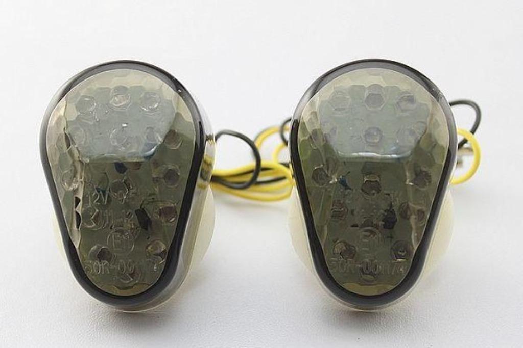 PROMO -50% - Kawasaki Light Smoke inbouw kuip LED pinkers, Motoren, Ophalen of Verzenden, Nieuw