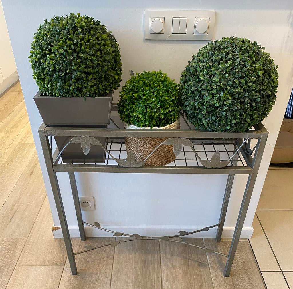 Console en métal, Maison & Meubles, Moins de 25 cm, 50 à 100 cm, Comme neuf, Enlèvement