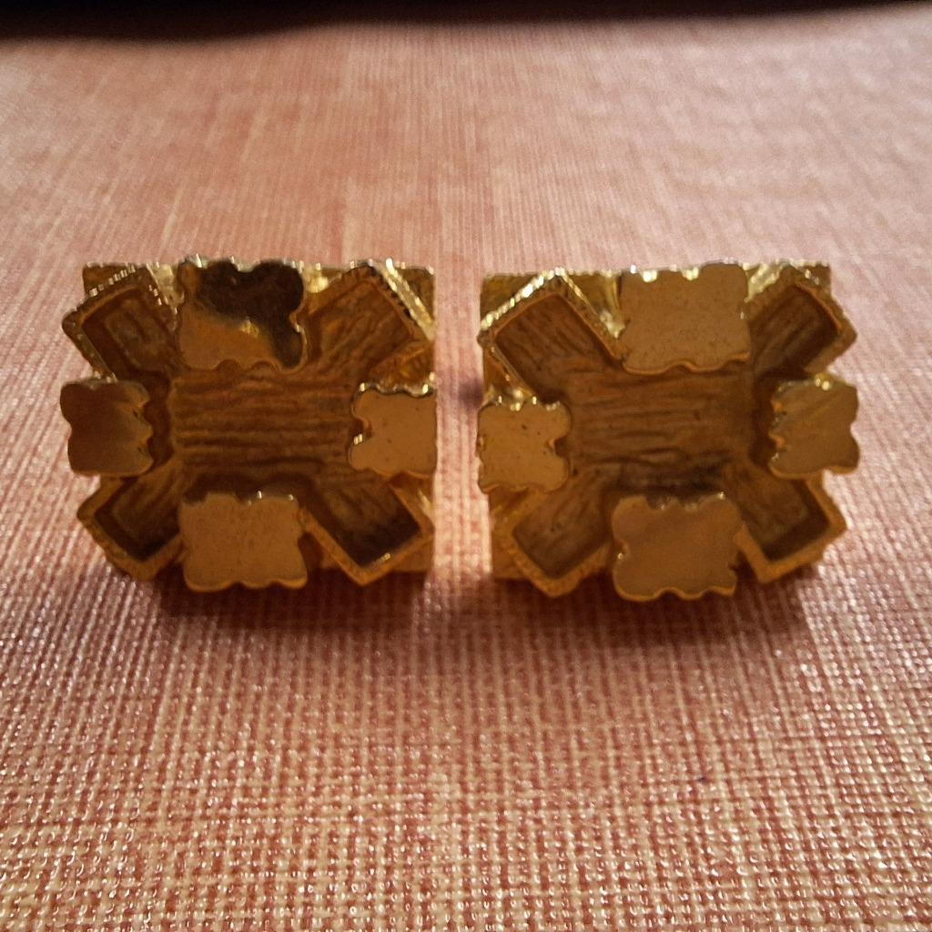 Boutons de machette vintage, Enlèvement ou Envoi, Comme neuf, Doré