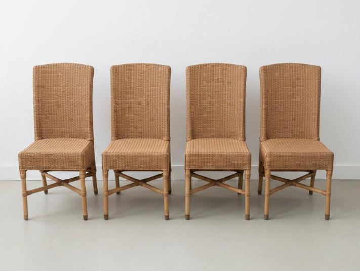 4 Vincent Sheppard stoelen, Huis en Inrichting, Stoelen, Ophalen, Zo goed als nieuw, Hout, Vijf, Zes of meer stoelen