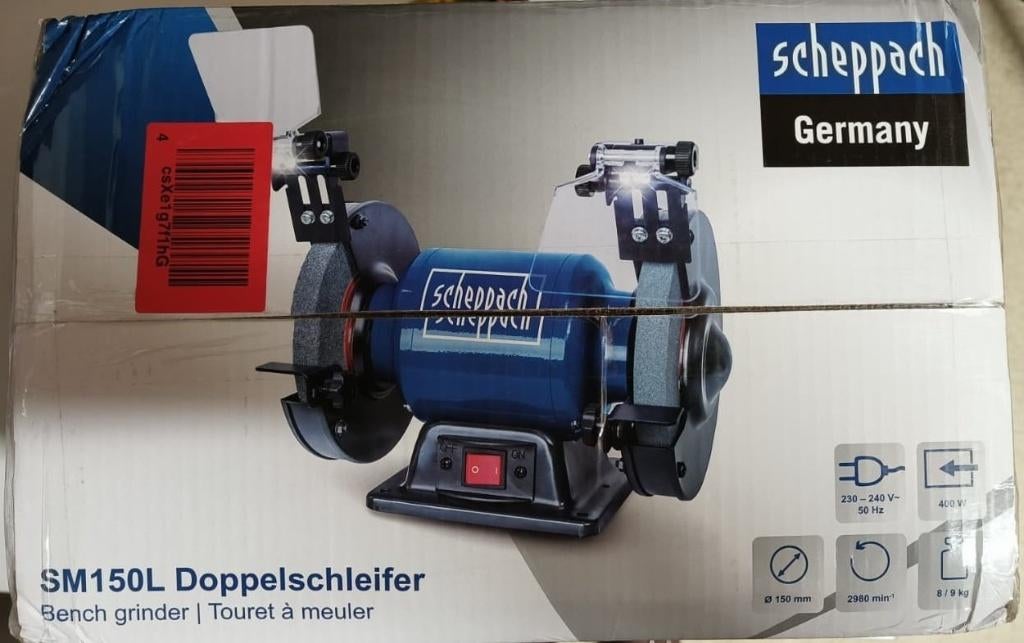 Touret à meuler Scheppach SM150L, Enlèvement, Neuf, Moins de 700 watts, Autres types