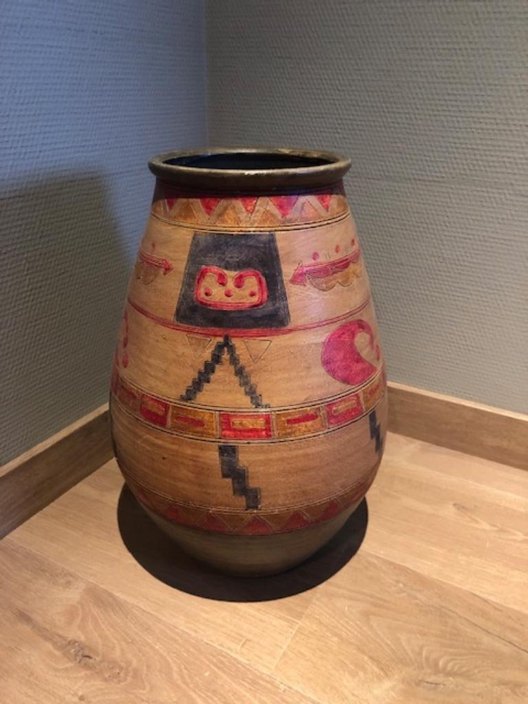 Grote Portugese vaas, Antiek en Kunst, Antiek | Keramiek en Aardewerk, Ophalen