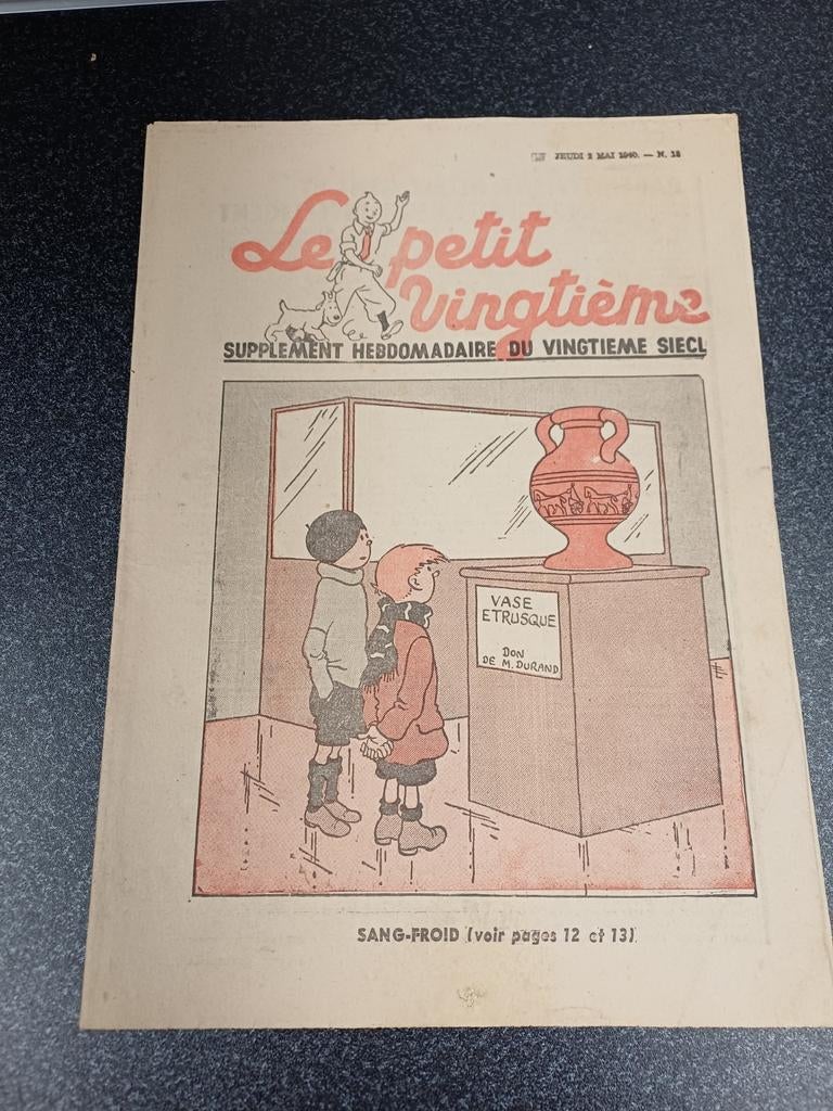 Herge tintin petit vingtieme 1940, Boeken, Ophalen of Verzenden