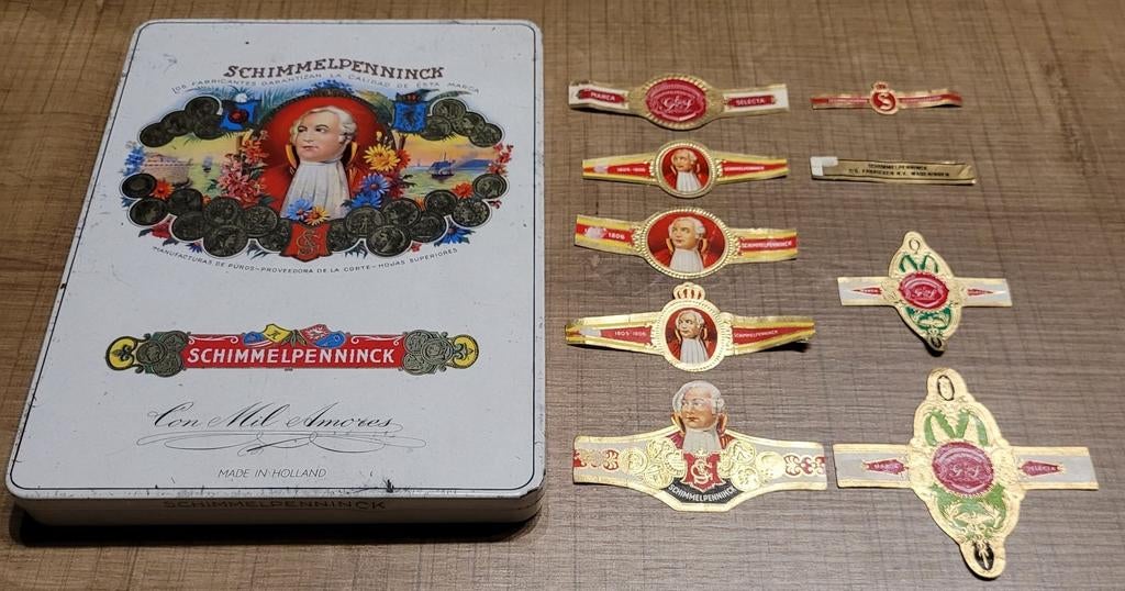 Verzamelitems: sigaren Schimmelpenninck Holland, Ophalen of Verzenden, Gebruikt, Tabaksdoos of Verpakking