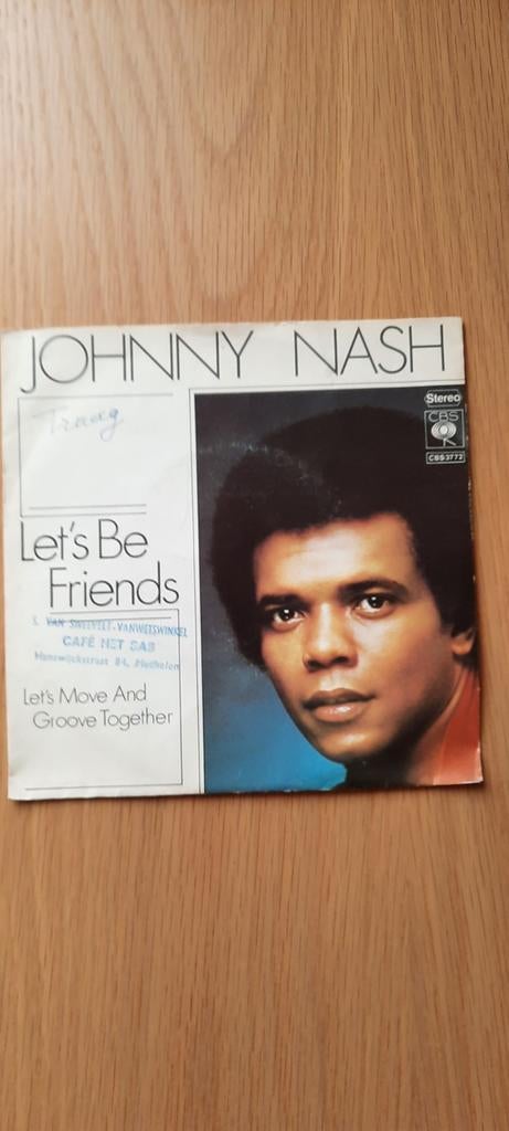 Johnny Nash, Let's be friends, Ophalen of Verzenden, Zo goed als nieuw, Single
