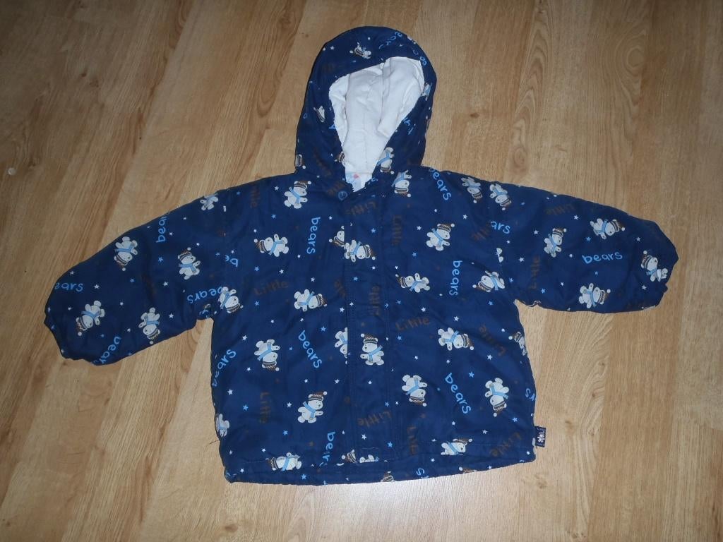 blauwe jas maat 98, Kinderen en Baby's, Kinderkleding | Maat 98, Ophalen of Verzenden, Zo goed als nieuw, Jongen of Meisje, Jas