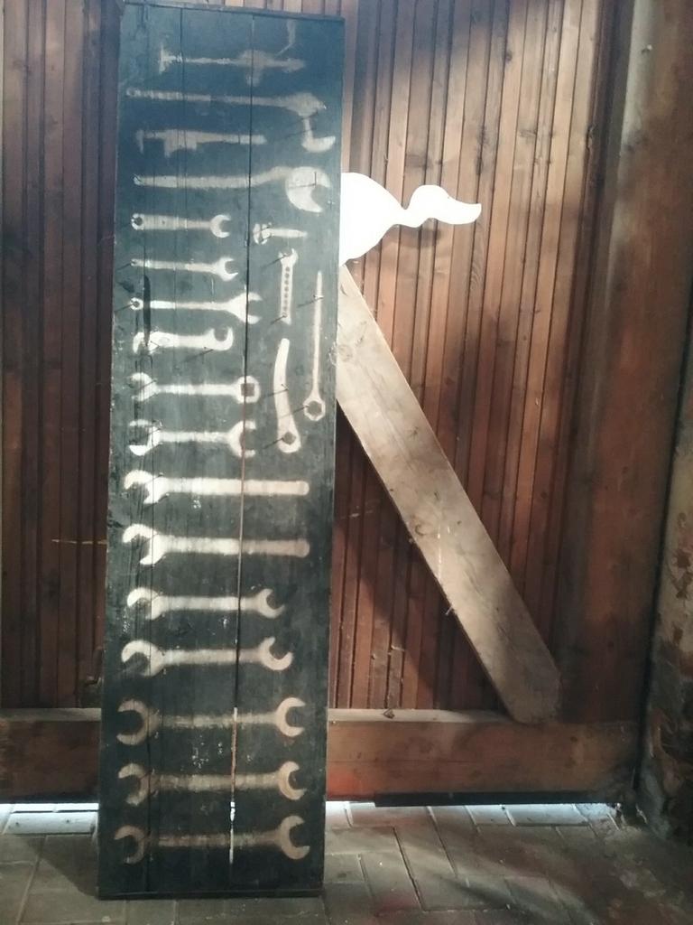 Ancien panneaux de garage en bois 200cmx50cm, Ophalen of Verzenden