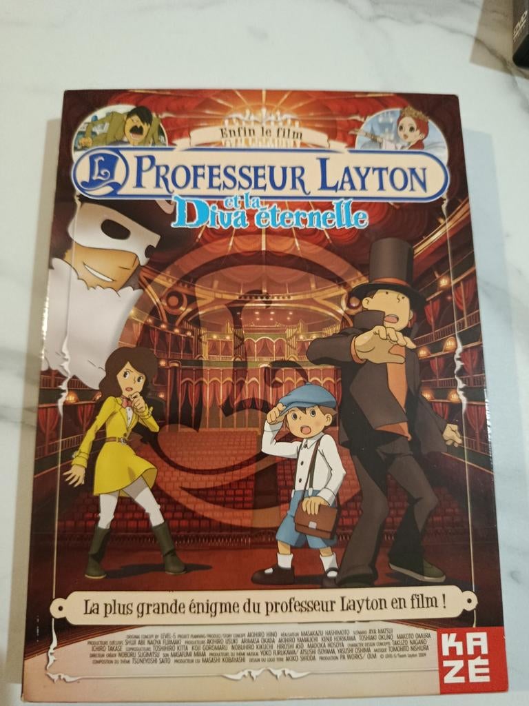 Professeur Layton et la Diva éternelle dvd, CD & DVD, Enlèvement