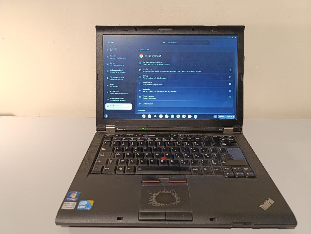Lenovo ThinkPad T410 – Intel i5 – ChromeOS Flex, Ophalen, 14 inch, Azerty, 256 GB of meer