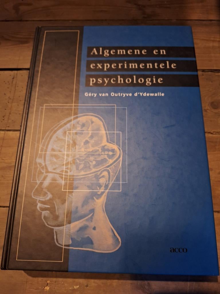 G. van Outryve - Algemene en experimentele psychologie, Enlèvement ou Envoi, Comme neuf, G. van Outryve