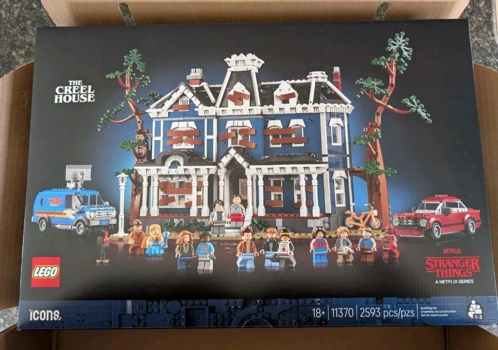 LEGO Icones 11370 Stranger Things The Creel House (Netflix), Enlèvement, Neuf, Ensemble complet, Lego