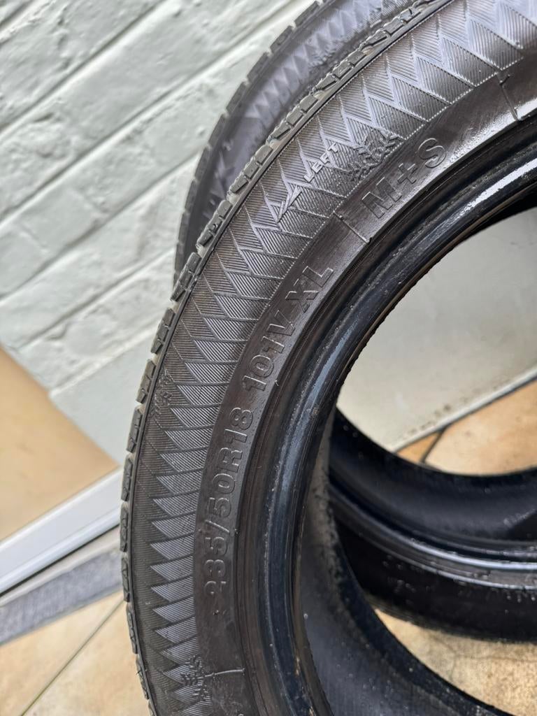 Set Winterbanden M+S heel goed profieldiepte 18”, Auto-onderdelen, Banden en Velgen, Ophalen, Winterbanden, Band(en)