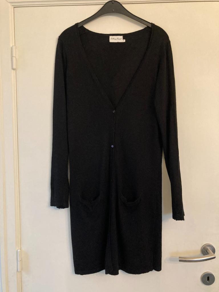 Lange zwarte gilet - Talking French - M, Talking French, Taille 38/40 (M), Enlèvement ou Envoi, Porté