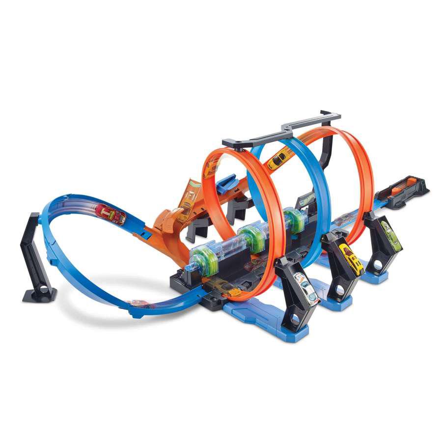 Hot Wheels Corkscrew Crash Track Set kurkentrekker, Enlèvement, Utilisé, Hot Wheels