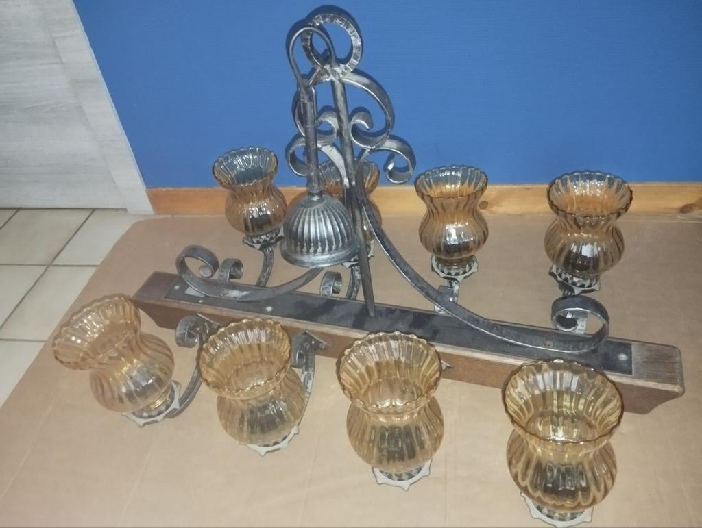 Antieke luchter, Huis en Inrichting, Lampen | Kroonluchters, Ophalen