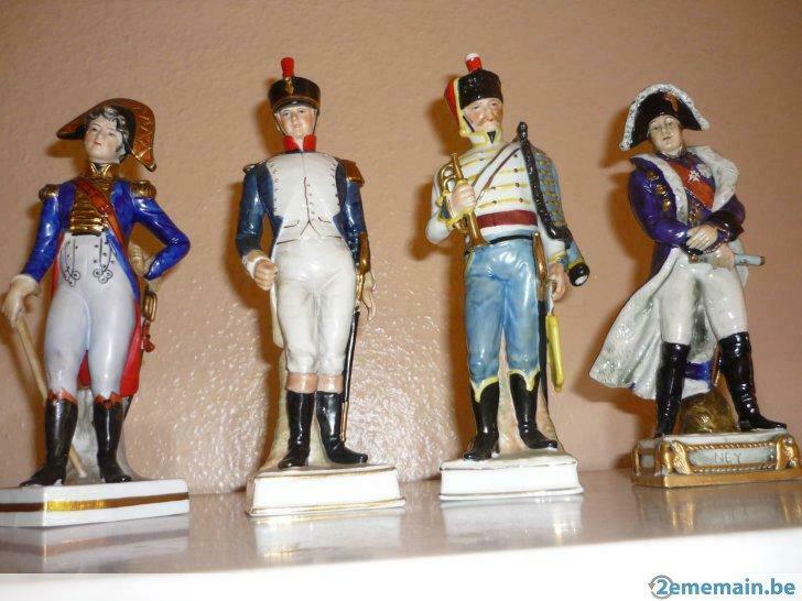 statues de quatres soldats d'époque, Antiquités & Art, Enlèvement ou Envoi