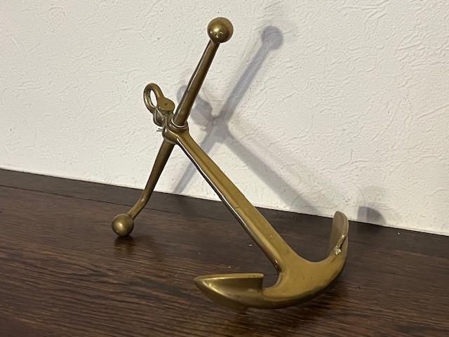 Miniatuur Anker messing presse papier, Antiek en Kunst, Ophalen