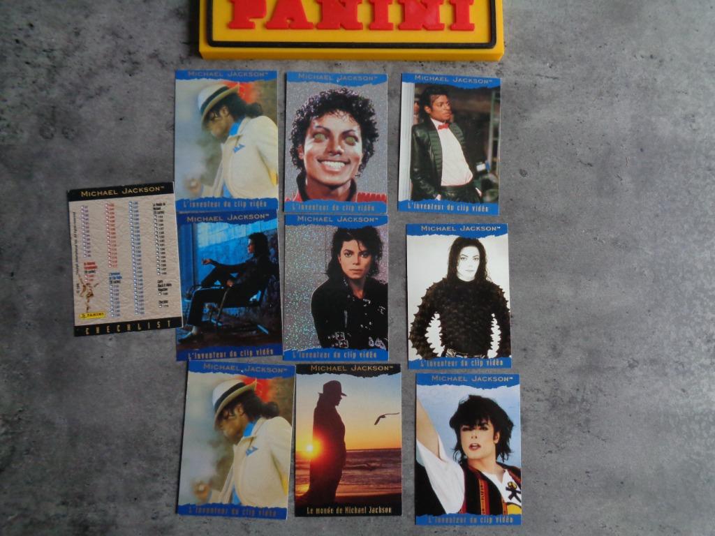 PANINI MICHAEL JACKSON CARTES HISTOIRE DU ROI DE LA POP 10X, Hobby & Loisirs créatifs, Envoi