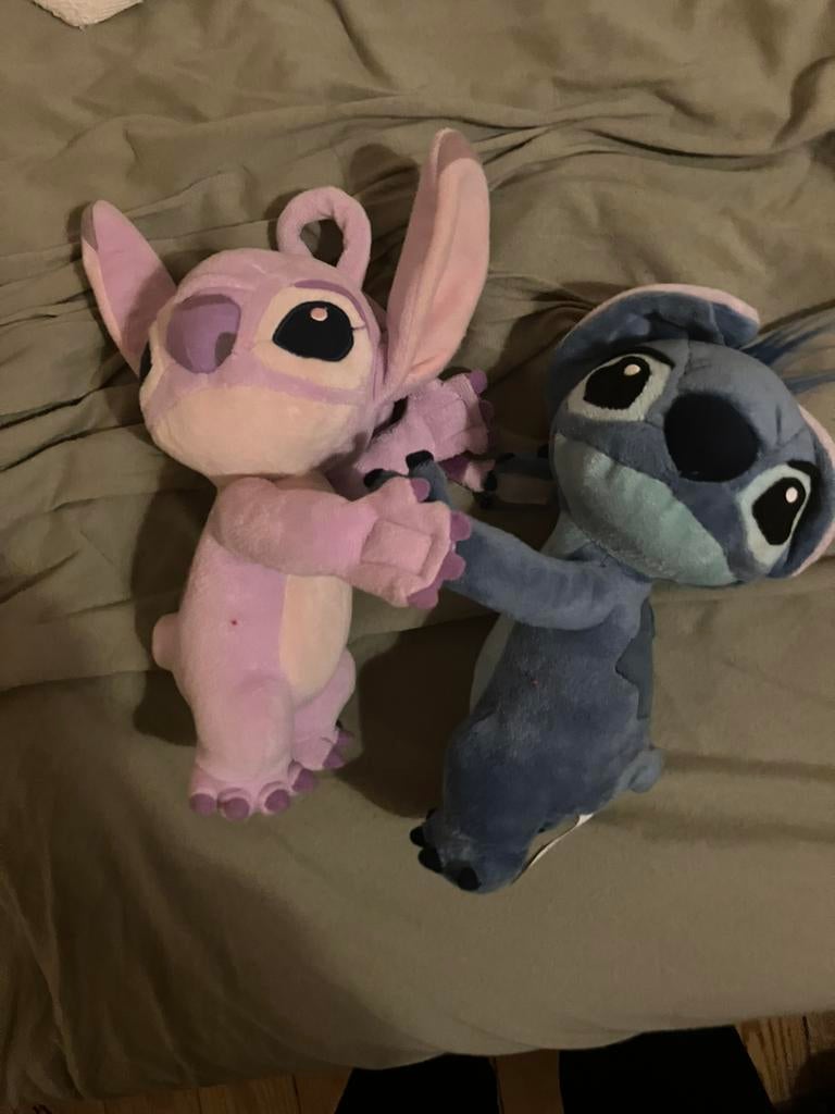 Disney peluche Stitch et sa copine, Enlèvement ou Envoi, Comme neuf