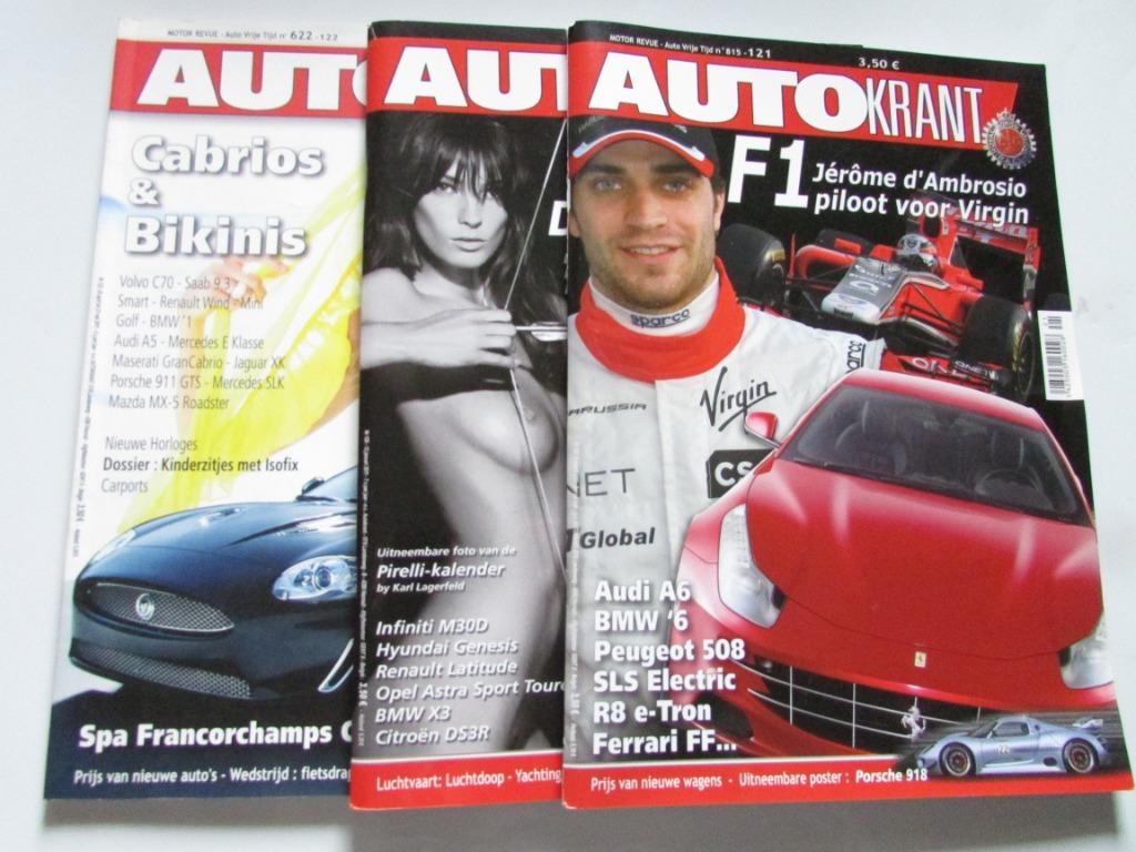 AUTOKRANT, 3  MAGAZINES, Ophalen of Verzenden, 1980 tot heden, Tijdschrift
