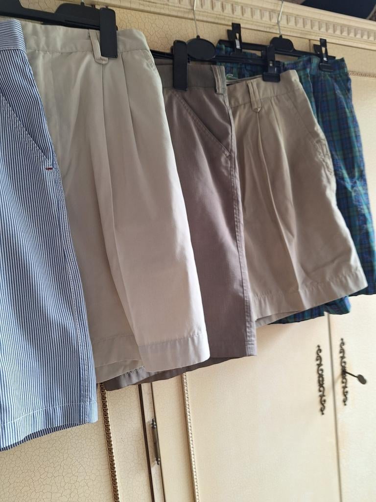 5 korte broeken en shorts, heren, maat 50 tot 54, beige en b, Kleding | Heren, Ophalen, Zo goed als nieuw, Maat 52/54 (L)