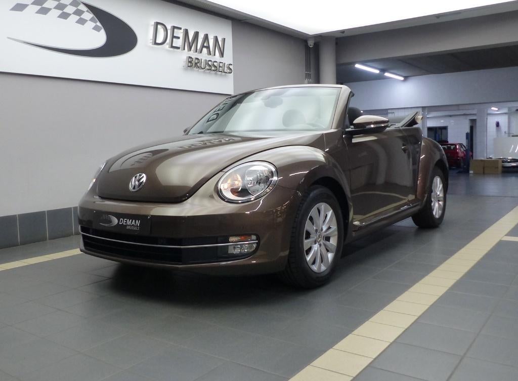 Volkswagen New Beetle brun métallisé Cab 1.2 TSI, Autos, Volkswagen, Entreprise, Achat, Coccinelle, ABS, Phares directionnels