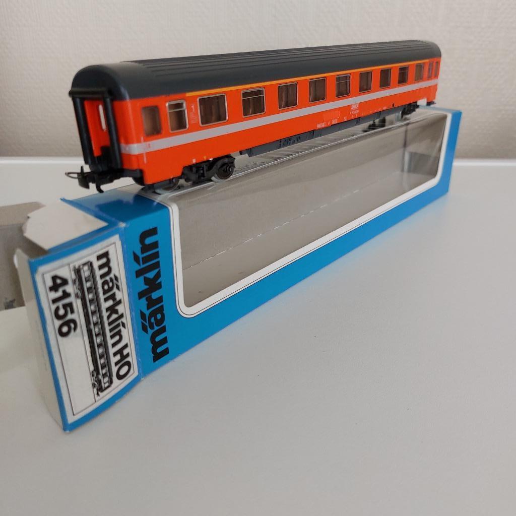 4156 MÄRKLIN HO –Franse Eurofimawagen SNCF, Marklin, Wagon, Ophalen of Verzenden, Zo goed als nieuw