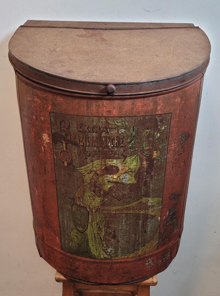 ancienne et grande boite à café publicitaire, Collections, Enlèvement ou Envoi, Utilisé, Autres types