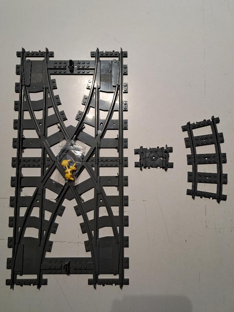 Lego trein Sporen, Kinderen en Baby's, Speelgoed | Duplo en Lego, Ophalen of Verzenden, Zo goed als nieuw, Complete set, Lego