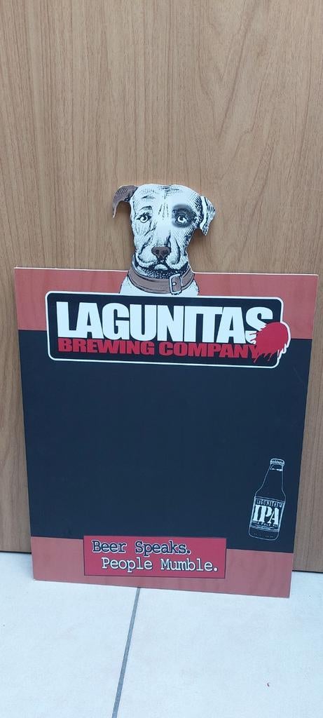 Reclamebord  / krijtbord Lagunitas (nieuw), Verzamelen, Biermerken, Nieuw, Reclamebord, Plaat of Schild, Overige merken, Ophalen of Verzenden