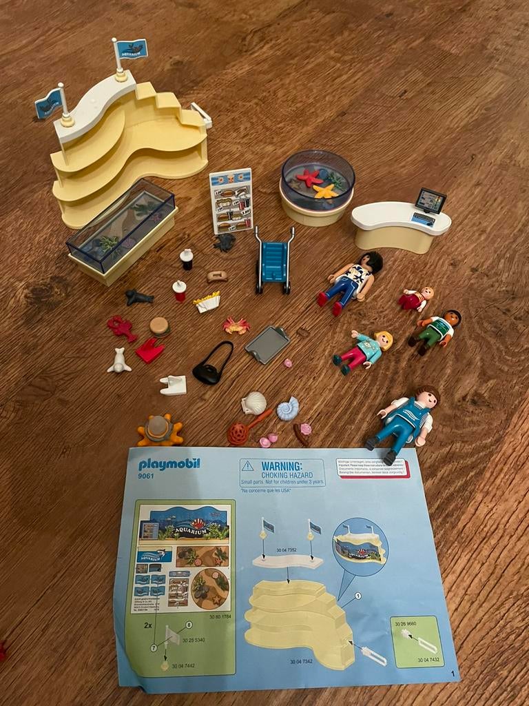 PLAYMOBIL Family Fun Aquariumshop - 9061, Kinderen en Baby's, Speelgoed | Playmobil, Ophalen of Verzenden, Zo goed als nieuw