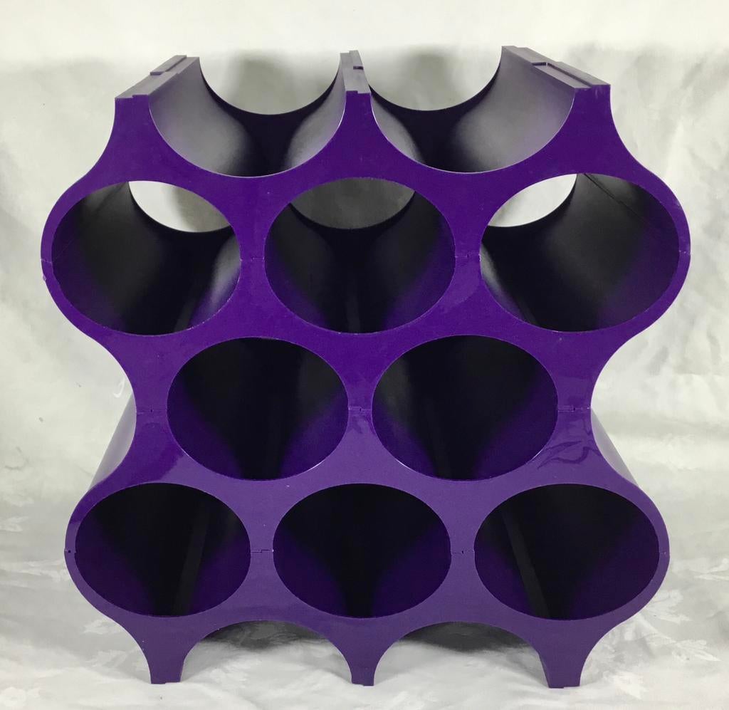 Casier à vin modulaire Koziol Setup design Hints Vienna, Enlèvement ou Envoi, Utilisé, Synthétique, Moins de 50 cm