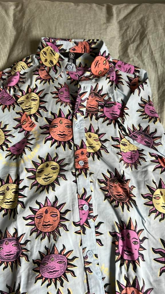 Zomerhemdje korte mouw Volcom - EU maat 10, Ophalen, Overhemd of Blouse, Zo goed als nieuw, Volcom