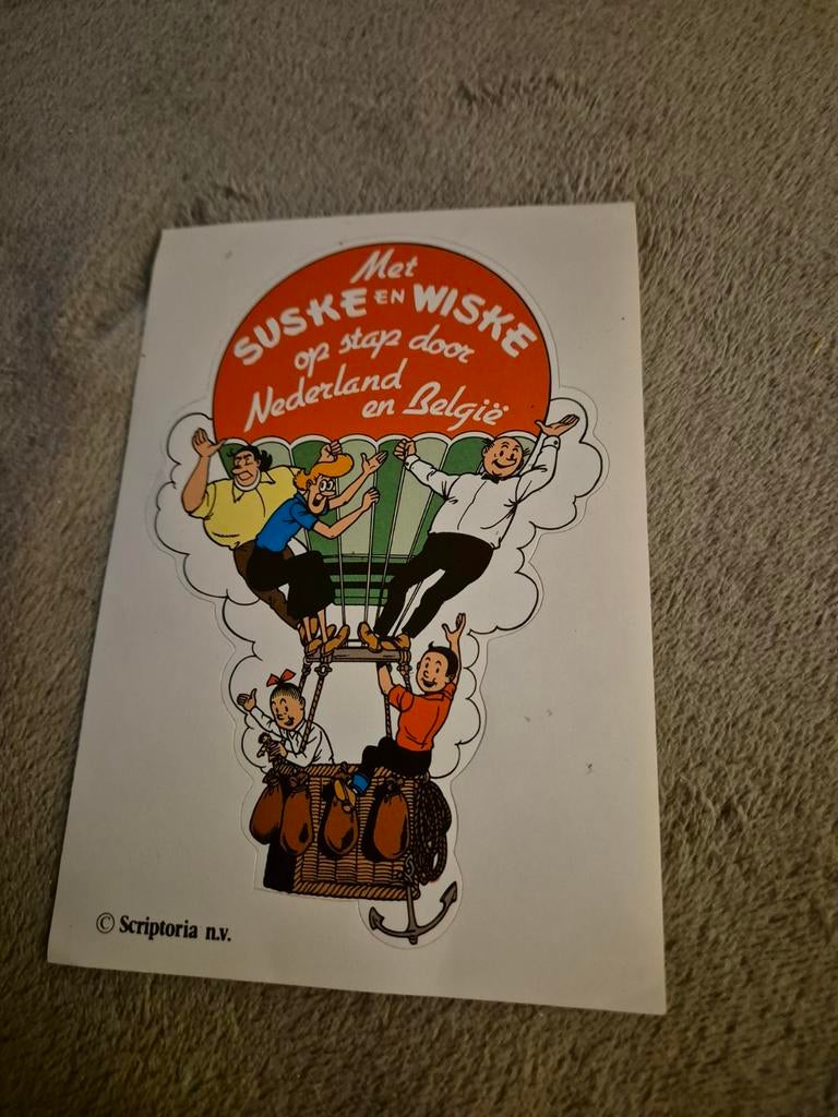 Suske en wiske sticker, Verzamelen, Verzenden, Suske en Wiske