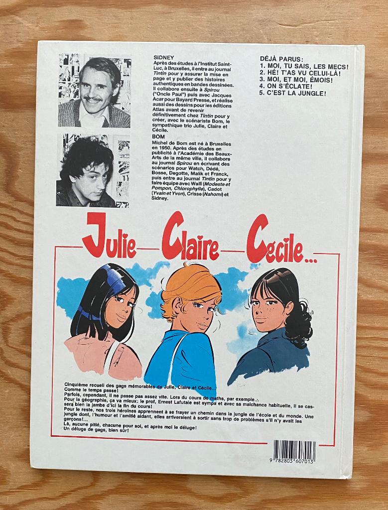 JULIE, CLAIRE, CECILE   EO TBE+, Livres, Enlèvement ou Envoi