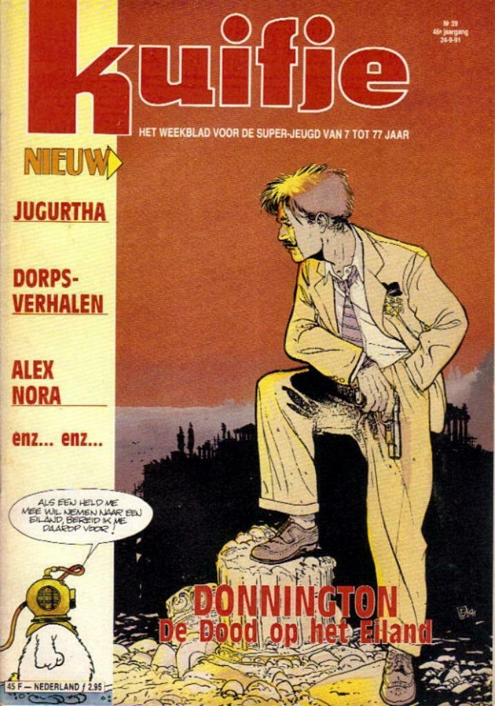Weekblad Kuifje van 24-9-1991, 46ste Jaargang, Nummer 39, Gelezen, Europa, Ophalen of Verzenden, Meerdere comics